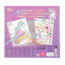 Load image into Gallery viewer, Ylvi Lucky Dragon Colouring Book w Pencils &amp; Stickers