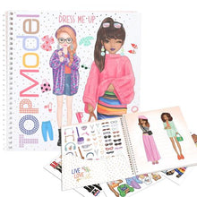 Load image into Gallery viewer, Top Model Dress Me Up Sticker Book (11 Sticker Sheets)