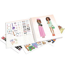 Load image into Gallery viewer, Top Model Dress Me Up Sticker Book (11 Sticker Sheets)