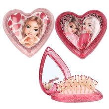 Load image into Gallery viewer, Top Model Folding Hairbrush Heart Shape