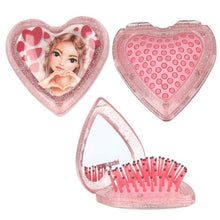 Load image into Gallery viewer, Top Model Folding Hairbrush Heart Shape