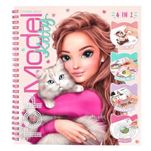 Load image into Gallery viewer, Top Model Create Your Kitty Colouring Book w Stickers