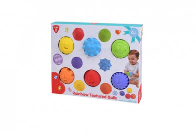 Play Go Rainbow Textured Balls 6pc