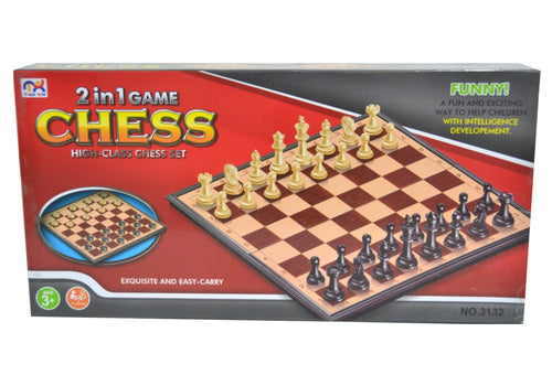 Chess Set (2 in 1 - Chess/Checkers)