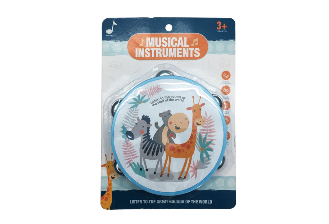 Musical Instumental Tambourine (Carded)