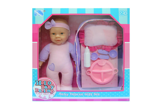 Soft Baby Deluxe Set 12 Inch (Hello Baby Darling)