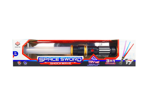 Space Sword 3 in 1 Colour Light & Sound (Shockwave)
