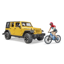Load image into Gallery viewer, Jeep Wrangler Rubicon Unlimited with Mountain Bike Bruder