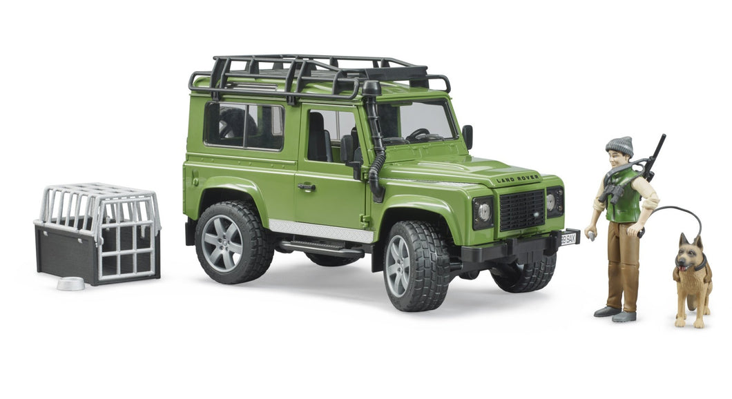 Land Rover Defender with Forest Ranger Bruder