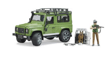 Load image into Gallery viewer, Land Rover Defender with Forest Ranger Bruder