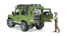Load image into Gallery viewer, Land Rover Defender with Forest Ranger Bruder