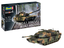 Load image into Gallery viewer, M1A1 AIM (SA) / M1A2 Abrams (Tank) (scale 1 : 72)