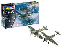 Load image into Gallery viewer, Combat Set BF109G-10 &amp; Spitfir (scale 1 : 72)(Boxed)(Revell)