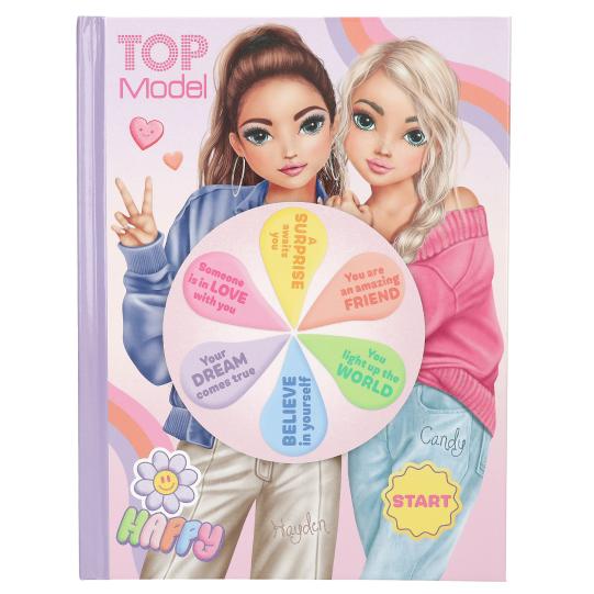 Top Model Mood Colouring Book with Colour Wheel & Light