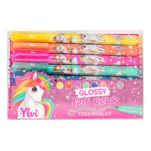 Load image into Gallery viewer, Ylvi Glossy Felt Pen Set 8pc