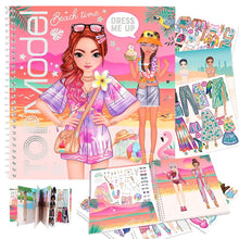Load image into Gallery viewer, Top Model Dress Me Up Sticker Book Holiday