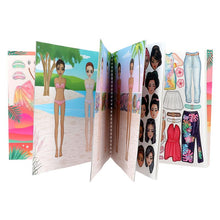Load image into Gallery viewer, Top Model Dress Me Up Sticker Book Holiday