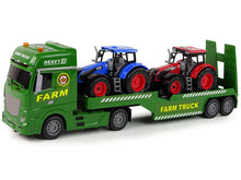Load image into Gallery viewer, Transporter Truck with 2 x Tractors (54cm) (Toystar)