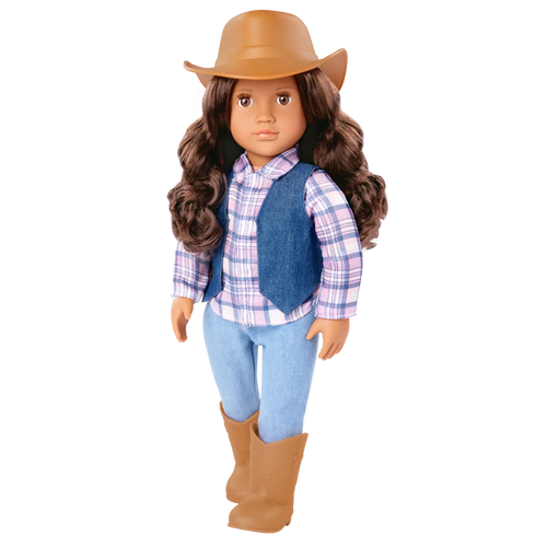 OG Classic Doll Carolyn 18 Inch Dark Brown Hair