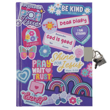 Load image into Gallery viewer, Secret Diary Shine For Jesus (purple with alot of words)