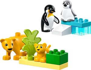 10442 Wild Animal Families : Penguins & Lions Duplo
