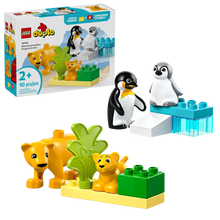 Load image into Gallery viewer, 10442 Wild Animal Families : Penguins &amp; Lions Duplo