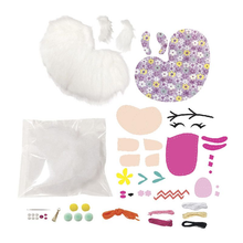 Load image into Gallery viewer, Sew Star Furry Llama Pillow Sewing Craft Kit (Boxed)