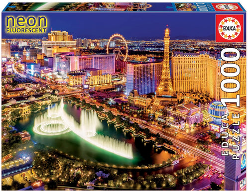 Puzzle 1000pc Las Vegas Neon