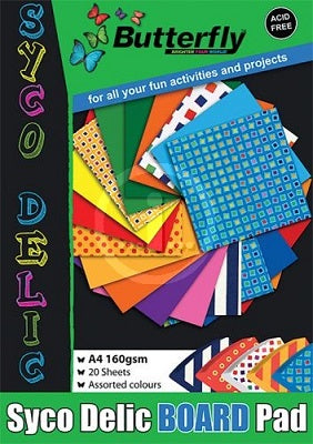 Syco Delic Cardboard Pad 160gsm 20pg