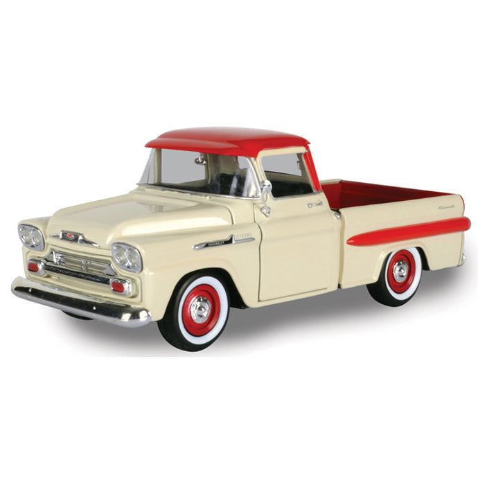 Chevy Apache Fleetline Pickup Cream 1958 (scale 1 : 24)