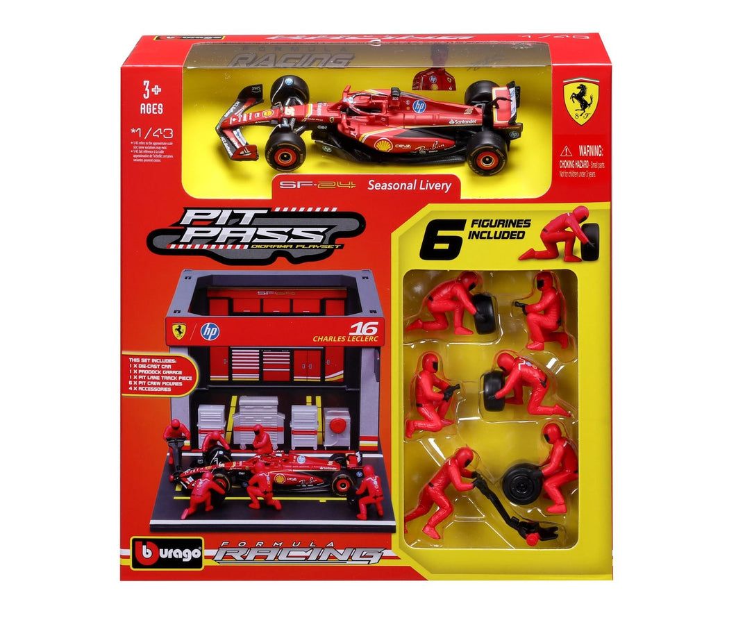Ferrari F1 SF-24 2024 Pit Pass #16 (scale 1 : 43)
