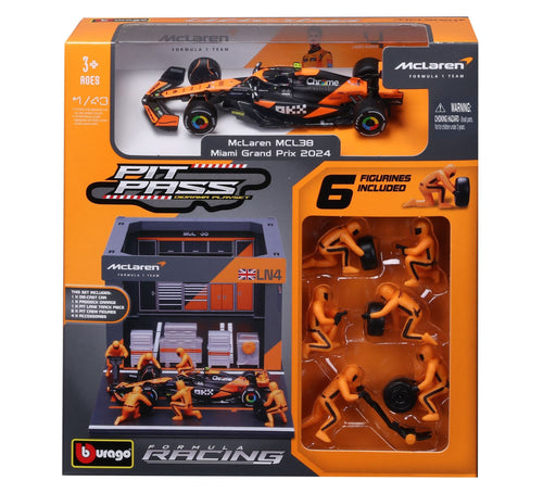McLaren F1 MCL38 2024 Pit Pass #4 (scale 1 : 43)