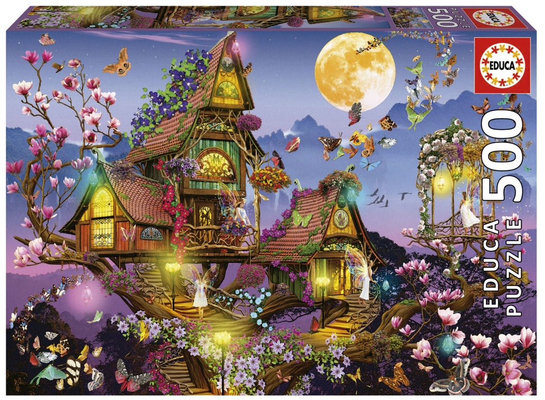 Puzzle 500pc Fairy House