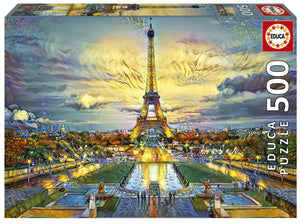 Puzzle 500pc Eiffel Tower