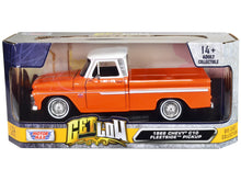 Load image into Gallery viewer, Chevy C10 Fleetside Orange Get Low 1966 (scale 1 : 24)