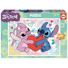 Load image into Gallery viewer, Puzzle 500pc Disney Stitch (Lilo &amp; Angel) (Educa)