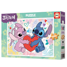 Load image into Gallery viewer, Puzzle 500pc Disney Stitch (Lilo &amp; Angel) (Educa)