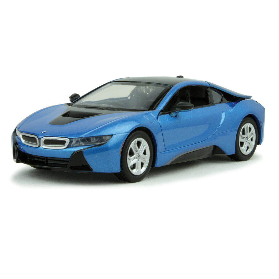 BMW I8 Coupe Blue (scale 1 : 24)