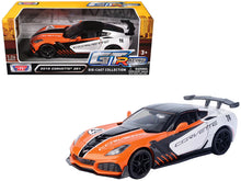 Load image into Gallery viewer, Corvette ZR1 GT Racing 2019 Orange/White (scale 1 : 24)