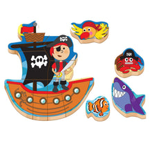 Load image into Gallery viewer, Puzzle 12pc Pirate Chunky