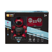 Load image into Gallery viewer, R/C Mini Robot with Batteries &amp; USB Charger Asst (Funny Box)
