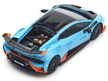 Load image into Gallery viewer, Lamborghini Huracan STO (Blue,Black &amp; Orange) (scale 1 : 64)