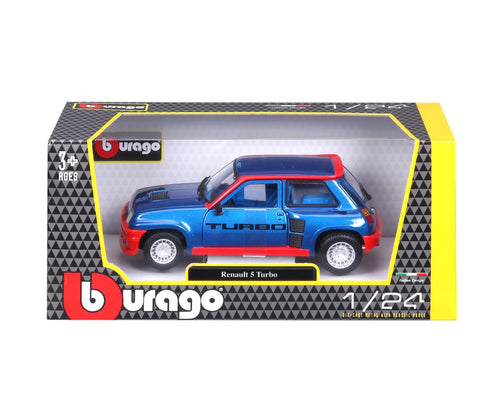 Renault 5 Turbo (Blue & Orange) (scale 1 : 24)
