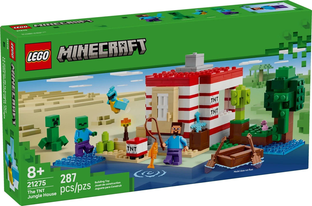 21275 The TNT Jungle House Minecraft