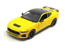 Load image into Gallery viewer, Ford Mustang GT 2024 Yellow (scale 1 : 24)