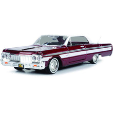 Load image into Gallery viewer, Chevrolet Impala Get Low Metallic Red 1964 (scale 1 : 24)