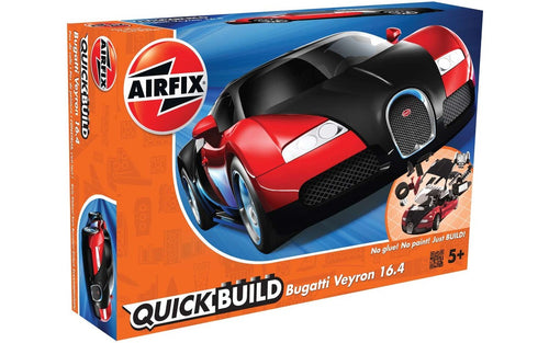 Bugatti 16.4 Veyron Black & Red Quick Build (AirFix)