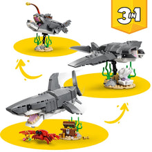 Load image into Gallery viewer, 31381 Fierce Shark with a Treasure Chest Creator