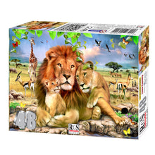 Load image into Gallery viewer, Puzzle 48pc Lion Family (Family Pride)