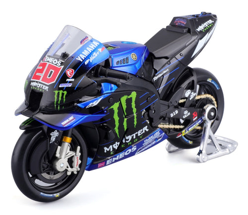 #20 Fabio Quartararo - Yamaha MonsterE MotoGP 2021 (scale 1 : 18)